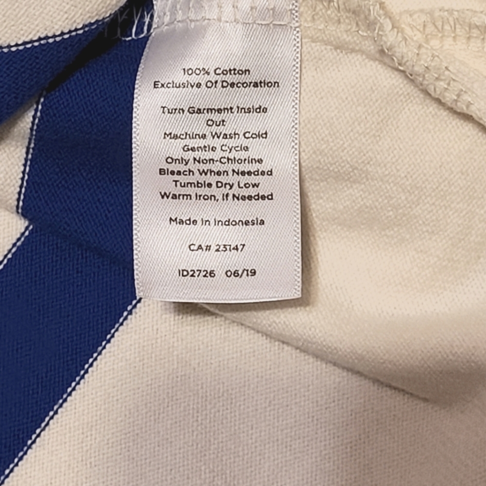 Talbots Multi Color Stripes Long Sleeves Crew Neck Pullover Sweater, Large - EUC - Picture 6 of 7